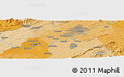 Political Panoramic Map of the area around 35° 52' 19" N, 84° 4' 29" W