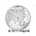 Outline Map of the Area around 35° 52' 19" N, 91° 52' 30" E, rectangular outline
