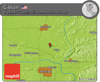 Physical 3D Map of Gibson