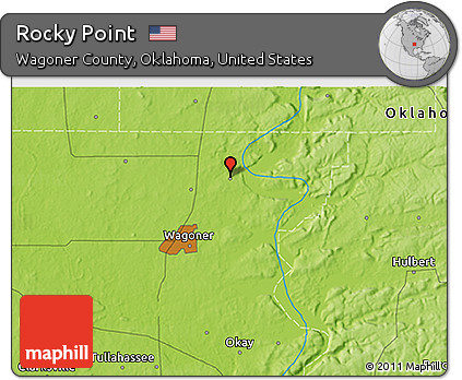 Physical 3D Map of Rocky Point