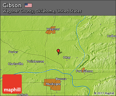 Physical 3D Map of Gibson