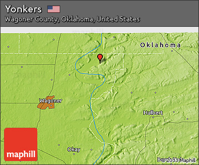 Physical 3D Map of Yonkers