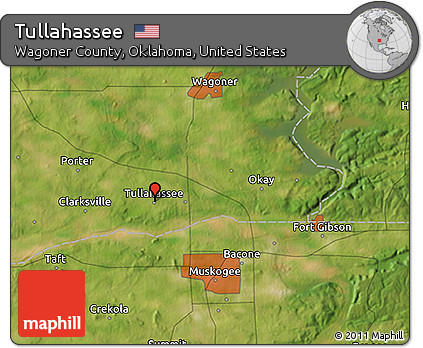 Satellite 3D Map of Tullahassee