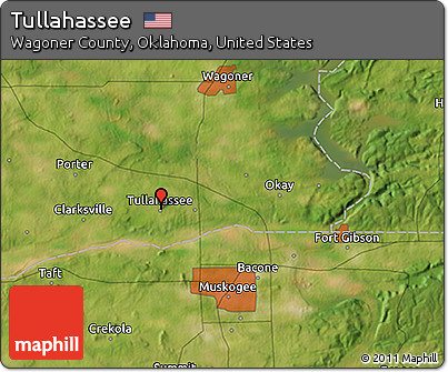 Satellite 3D Map of Tullahassee