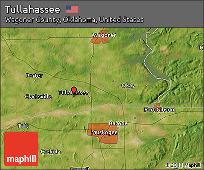 Satellite 3D Map of Tullahassee