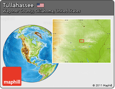 Physical Location Map of Tullahassee