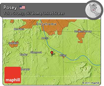 Physical 3D Map of Posey