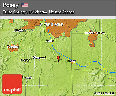 Physical 3D Map of Posey