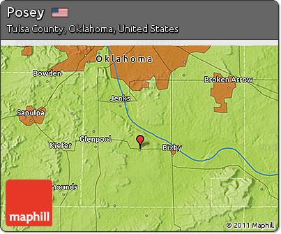 Physical 3D Map of Posey