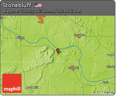 Physical 3D Map of Stonebluff