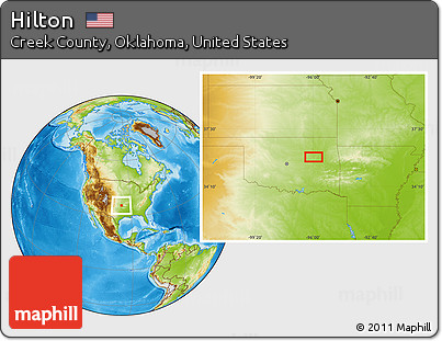 Physical Location Map of Hilton