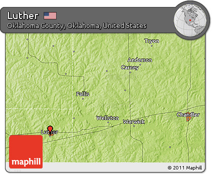Physical 3D Map of Luther