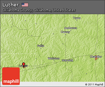 Physical 3D Map of Luther