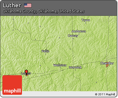 Physical 3D Map of Luther