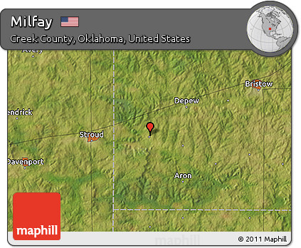 Satellite 3D Map of Milfay