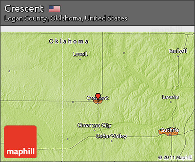 Physical 3D Map of Crescent