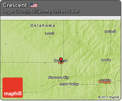 Physical 3D Map of Crescent