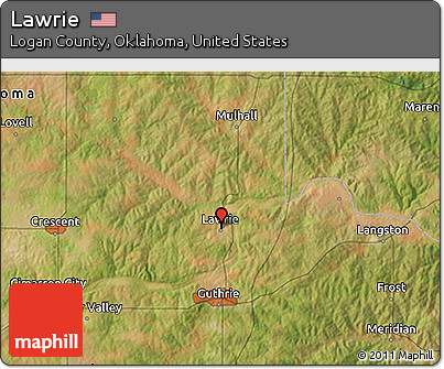 Satellite 3D Map of Lawrie