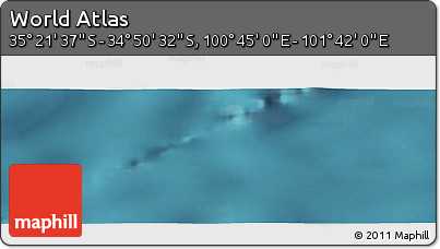 Satellite Panoramic Map of the Area around 35° 6' 5" S, 101° 13' 29" E