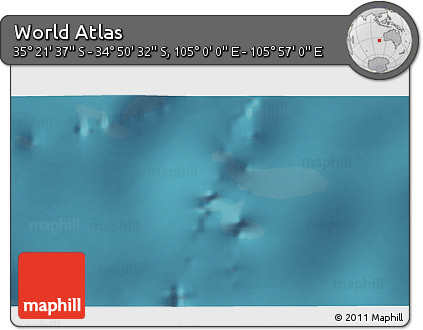 Satellite 3D Map of the Area around 35° 6' 5" S, 105° 28' 29" E