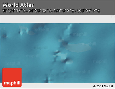 Satellite 3D Map of the Area around 35° 6' 5" S, 105° 28' 29" E