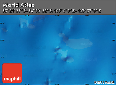 Physical Map of the Area around 35° 6' 5" S, 105° 28' 29" E