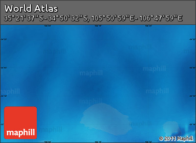 Physical Map of the Area around 35° 6' 5" S, 106° 19' 29" E