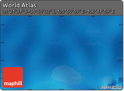 Physical Map of the Area around 35° 6' 5" S, 106° 19' 29" E