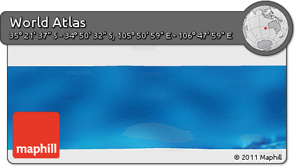Physical Panoramic Map of the Area around 35° 6' 5" S, 106° 19' 29" E