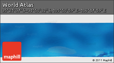 Physical Panoramic Map of the Area around 35° 6' 5" S, 106° 19' 29" E