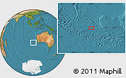 Satellite Location Map of the area around 35° 6' 5" S, 108° 1' 30" E