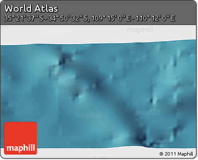 Satellite 3D Map of the Area around 35° 6' 5" S, 109° 43' 29" E