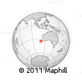 Outline Map of the Area around 35° 6' 5" S, 109° 43' 29" E, rectangular outline