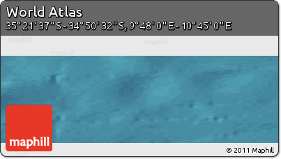 Satellite Panoramic Map of the Area around 35° 6' 5" S, 10° 16' 30" E