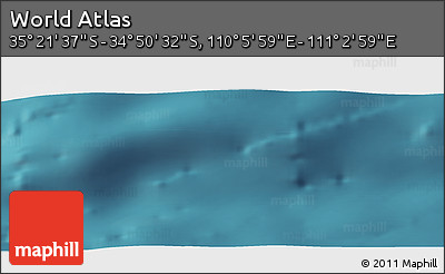 Satellite Panoramic Map of the Area around 35° 6' 5" S, 110° 34' 29" E