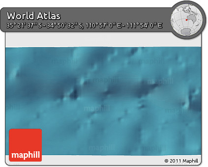 Satellite 3D Map of the Area around 35° 6' 5" S, 111° 25' 30" E