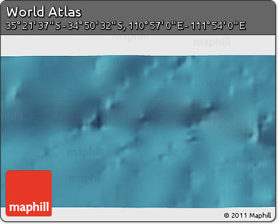 Satellite 3D Map of the Area around 35° 6' 5" S, 111° 25' 30" E