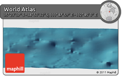 Satellite Panoramic Map of the Area around 35° 6' 5" S, 112° 16' 30" E