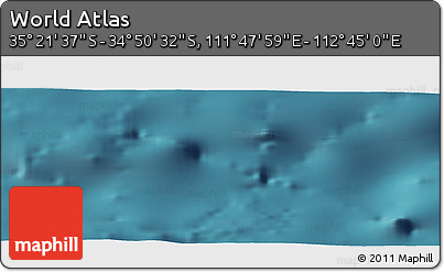 Satellite Panoramic Map of the Area around 35° 6' 5" S, 112° 16' 30" E