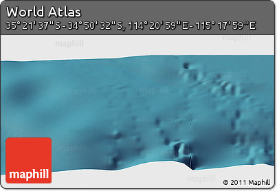 Satellite Panoramic Map of the Area around 35° 6' 5" S, 114° 49' 29" E
