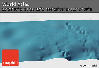 Satellite Panoramic Map of the Area around 35° 6' 5" S, 114° 49' 29" E