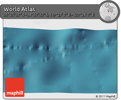 Satellite 3D Map of the Area around 35° 6' 5" S, 119° 55' 30" E