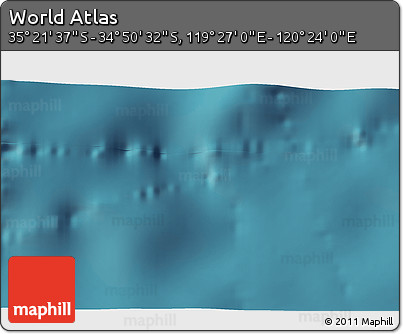 Satellite 3D Map of the Area around 35° 6' 5" S, 119° 55' 30" E