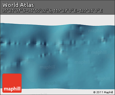 Satellite 3D Map of the Area around 35° 6' 5" S, 119° 55' 30" E