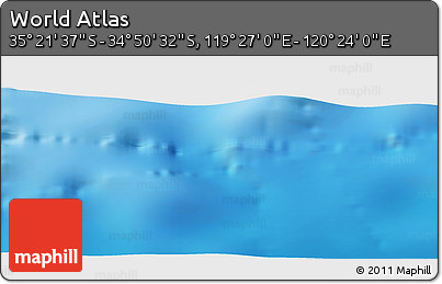 Physical Panoramic Map of the Area around 35° 6' 5" S, 119° 55' 30" E
