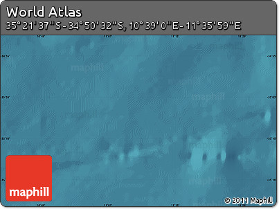 Satellite Map of the Area around 35° 6' 5" S, 11° 7' 30" E