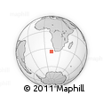 Outline Map of the Area around 35° 6' 5" S, 11° 58' 29" E, rectangular outline