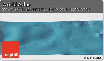 Satellite Panoramic Map of the Area around 35° 6' 5" S, 121° 37' 30" E