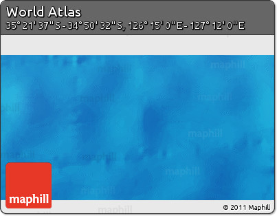 Physical 3D Map of the Area around 35° 6' 5" S, 126° 43' 29" E