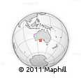 Outline Map of the Area around 35° 6' 5" S, 128° 25' 30" E, rectangular outline